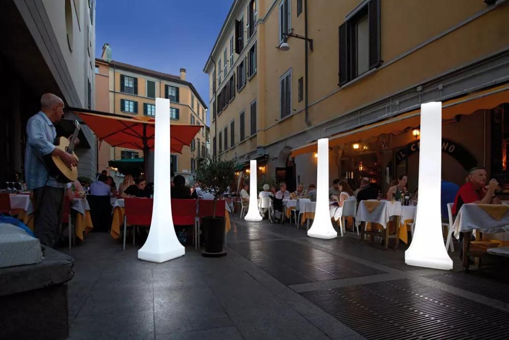 Illuminazione e riscaldamento dell'obelisco