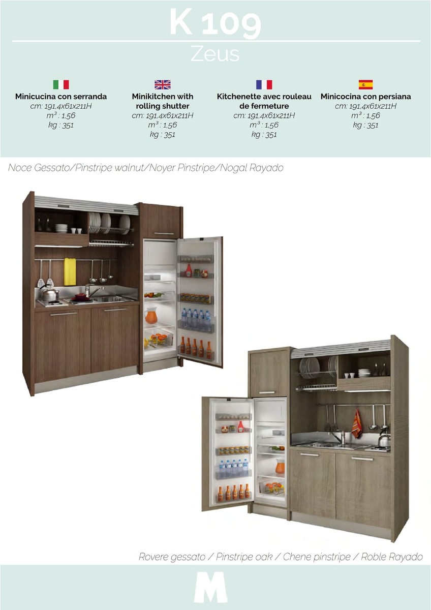 Minicucina K-109 1-3 pezzi