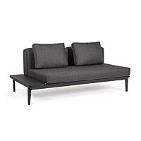 BIZZOTTO DIVANO 2P-LOUNGE MATRIX ANTRACITE WG21