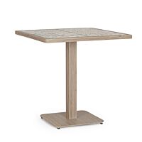 BIZZOTTO tavolo da giardino KALIMERA 73 × 73 timber