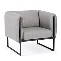 BIZZOTTO POLTRONA C-C PIXEL GRAPHITE