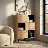 MOBILE ELWOOD NERO E NATURALE -  MO-806776