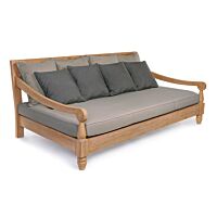 BIZZOTTO Divano da giardino BALI - FSC con cuscini