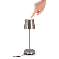BIZZOTTO LAMPADA TAV. LED ETNA ARGENTO H38