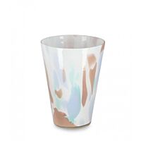 BIZZOTTO VASO MATARA VT AZZURR MARRONE LUCIDO H24
