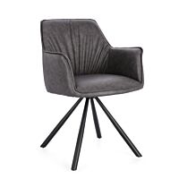 BIZZOTTO SEDIA C-BR GIREV.BREVAL GRIGIO