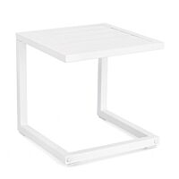 BIZZOTTO Tavolino da giardino HILDE 40X40 bianco LD30