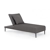 BIZZOTTO Lettino singolo VIPER antracite QS22/ANTR