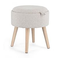 BIZZOTTO SGABELLO CONTENITORE.ZOYA C-VASS GRIG CH