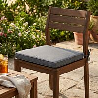 Cuscino per sedia REAL LARGE grigio chiaro melange