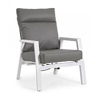 BIZZOTTO POLTRONA RECL C-C KLEDI BIANCO JX11