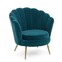 BIZZOTTO poltrona imbottita GILIOLA blu