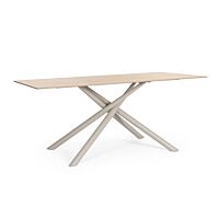 BIZZOTTO tavolo da pranzo AGRITA 180×90 beige