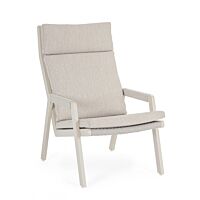 BIZZOTTO Poltrona da giardino EMERY MORNY WG25 con cuscini