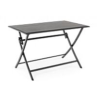 BIZZOTTO Tavolo pieghevole ELIN 110×70 antracite LH32