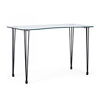 BIZZOTTO SCRIVANIA RONDO' NERO 120X60