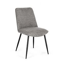 BIZZOTTO SEDIA CORA NERO/GRIGIO SCURO
