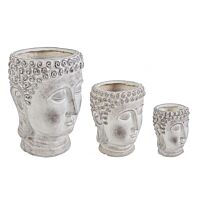 BIZZOTTO SET3 P.VASO TESTA BUDDHA