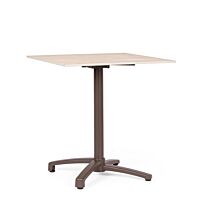 BIZZOTTO tavolo da giardino CLARET 70 × 70 chocos