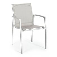 BIZZOTTO SEDIA C-BR HILLA BIANCO CLOUD LD30