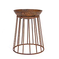 BIZZOTTO braciere da giardino EFESTO ruggine Ø50×63 – rotondo