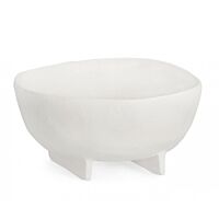 BIZZOTTO CIOTOLA DECORATIVA HISAR BIANCO H10