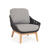 BIZZOTTO POLTRONA C-C TAMIRES ANTRACITE