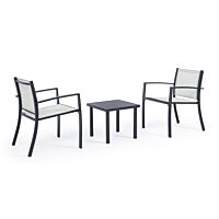 BIZZOTTO Set da giardino SET3 AURI antracite JA18