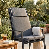 CUSCINO REAL ALTO GRIGIO SCURO MELANGE