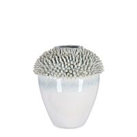 BIZZOTTO VASO IKU BIANCO VERDE H31,5