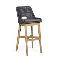 BIZZOTTO SGABELLO BAR C-C HESPERIA SLATE