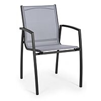 BIZZOTTO SEDIA C-BR HILLA ANTRACITE LH32