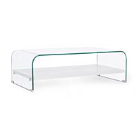 BIZZOTTO TAVOLINO 2P LINE WOOD BIANCO 110X55
