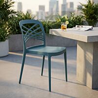 Sedia da giardino HARMONIE – verde petrolio