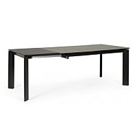 BIZZOTTO TAV ALL BRIVA GRIGIO-NERO 160-220X90
