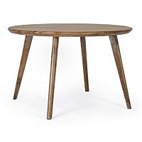 BIZZOTTO Tavolo rotondo da pranzo in legno SYLVESTER D120
