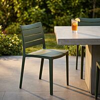 Sedia da giardino HALLIE – verde