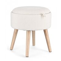 BIZZOTTO SGABELLO CONTENITORE.ZOYA C-VASS BIA