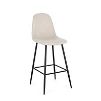 BIZZOTTO sgabello bar NEW IRELIA nero - beige