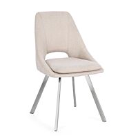 BIZZOTTO sedia imbottita KASHAR beige
