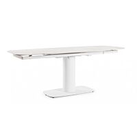 BIZZOTTO Tavolo da pranzo da giardino estensibile JEREMIAS 140-200X80 bianco