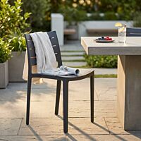 Sedia da giardino HALLIE – grigio