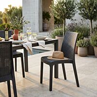 Sedia da giardino VIRGINIA colore Taupe WI-806916-TAUP