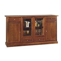 Comoda 4 porte 205 X 49 X 113 COLOR NOCE