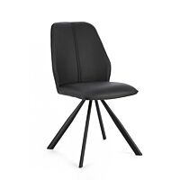 BIZZOTTO SEDIA MAXWELL PU NERO