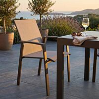 Poltrona impilabile MAILI AT-804177-TAUP