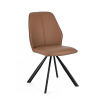 BIZZOTTO SEDIA MAXWELL PU COGNAC