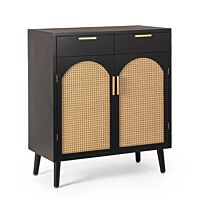BIZZOTTO credenza con 2 ante e 2 cassetti JOSINE nero