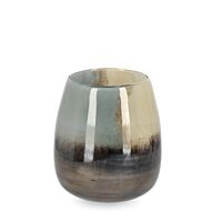 BIZZOTTO VASO MERCURY BOMB VT MARRONE H18,6