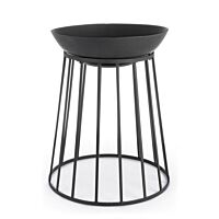 BIZZOTTO braciere da giardino rotondo EFESTO nero Ø 50 – alto